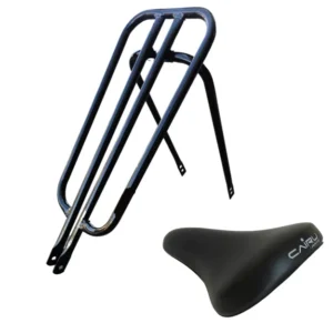 Kit Garupa Reta Bagageiro + Banco Cairo AMS