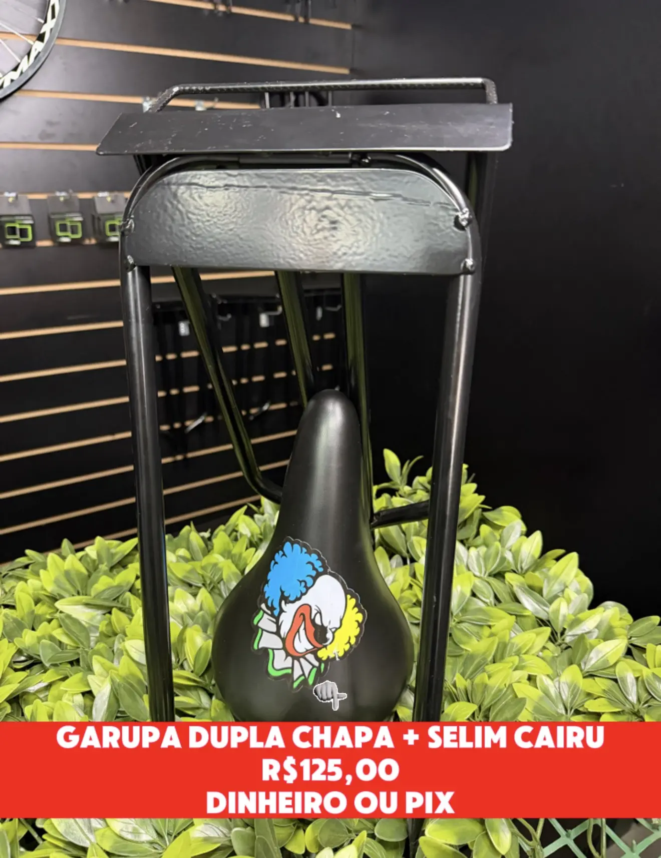 Kit Garupa Dupla Chapa Reforçada + Banco Cairu