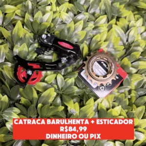 Kit Catraca Barulhenta Single (Veloforce) + Esticador de Corrente (Yamada)